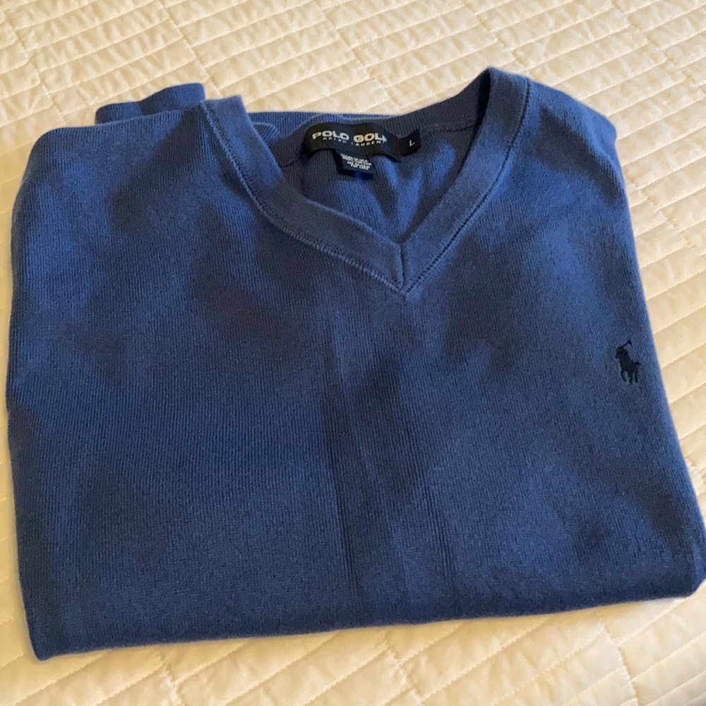 Polo Golf Blue Vest - Size L